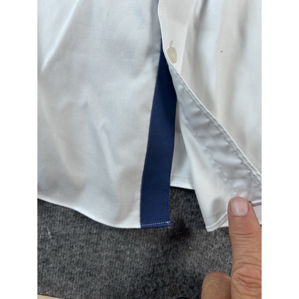 UNTUCKit Fit By DXL Wrinkle Free Shirt Men's 2XL Long Sleeve Button Up White - Picture 7 of 8